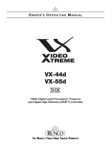 Runco VX-55d User manual