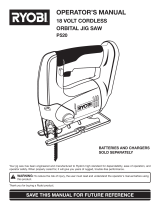 Ryobi P520 User manual