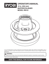 Ryobi Sander RB101 User manual
