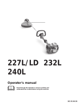 Ryobi Trimmer 227 L, 227 LD, 232 L, 240 L User manual