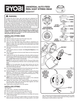 Ryobi Trimmer AC04151T User manual