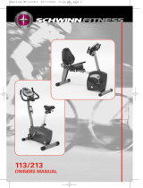 Schwinn Exercise Bike 213 User manual