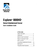 Scientific Atlanta 8000HD User manual
