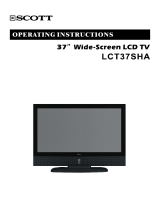 SCOTT Flat Panel Television LCT37SHA User manual