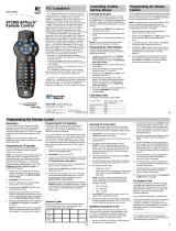 Scientific Atlanta Universal Remote AT2300 User manual