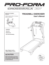 Sears Treadmill 831.24843.0 User manual