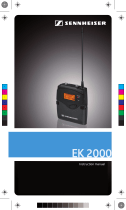 Sennheiser EK 2000 User manual