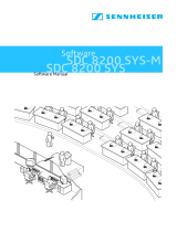 Sennheiser Water System SDC 8200 SYS-M User manual