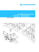 Sennheiser SDC 8000 DV User manual