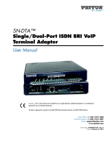 Patton SN-DTA User manual