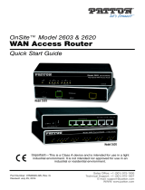 Patton Network Router 2603 User manual