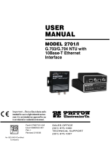 Patton electronic Switch 2701/I User manual