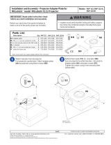 Peerless Industries Projector Accessories PAP 113-S User manual