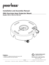 Peerless Industries Projector Accessories PRG-1S User manual
