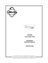 Pelco VCR TLR2096 User manual