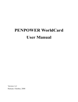 Penpower WorldCard duet User manual
