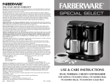 Salton Coffeemaker FSCM200M, FSCM200RM, FSCM200BM, FSCM200CBM User manual