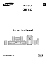Samsung DVD VCR Combo CHT-500 User manual