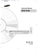 Samsung DVD Recorder DVD-R120 User manual