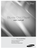 Samsung DVD Player BD-P2500 User manual