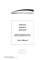 Samsung DVR DVR-16TH User manual
