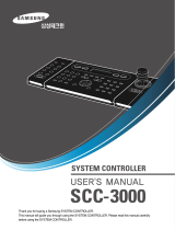 Samsung DVR SCC-3000 User manual