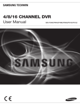 Samsung DVR SDS-P3042 User manual