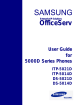 Samsung IP Phone ITP-5021D User manual