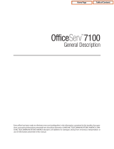 Samsung OFFICESERV 7100 User manual