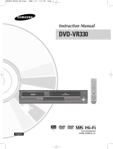 Samsung MP3 Player DVD-VR330 User manual