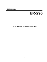 Samsung Cash Register electronic cash register User manual
