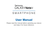 Samsung Galaxy Note 4 Verizon Wireless User manual