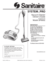 Sanitaire SP6952 User manual