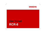 Sangean RCR-8 User manual