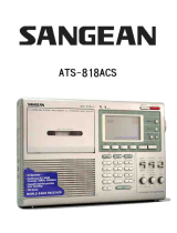 Sangean Electronics ATS-818ACS User manual