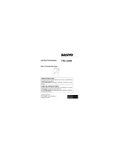 Sanyo TRC-540M User manual