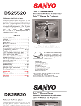 Sanyo DS25500 User manual