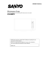Sanyo Microwave Oven EM-S8597V User manual