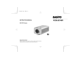 Sanyo Security Camera VCB-3574IR User manual