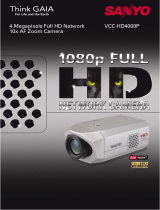 Sanyo Security Camera VCC-HD4000P User manual