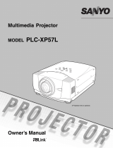 Sanyo Projection Television PLC-XP57L User manual