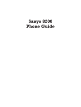 Sanyo 8200 User manual