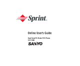 Sanyo Cell Phone SCP 5300 User manual