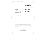 Sanyo Cordless Telephone CLT-2418 User manual