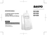 Sanyo CLT-E33 User manual