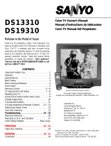 Sanyo DS13310, DS19310 User manual