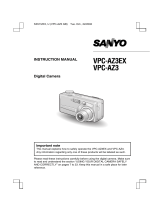 Sanyo VPC-AZ3EX User manual