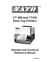 SATO CT400 410 User manual
