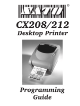 SATO Printer CX208/212 User manual