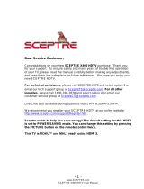 Sceptre Technologies TV Antenna X405 User manual